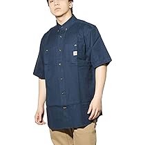 Amazon.co.jp: [カーハート] ワークシャツ メンズ 半袖 大きい