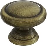 Stanley Hardware BB8042 1-1/4" Diameter Franklin Knob in Antique Brass [並行輸入品]