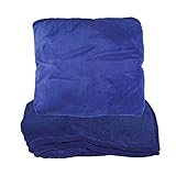 Natico Coral Zip Up Pillow Blanket Blue [並行輸入品]