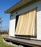 ＤＡＩＭ　日よけのシート　吊下げタイプ　ソフトブラウン　2m×2m　遮光率75％　直射日光を遮断し、風を通す！