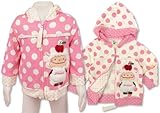 (サニーシープ)Sunny Sheep 【SunnySheep】 サニーシープ みずたま柄 ひつじちゃんアップリケ 接結天竺 パーカー 80cm/90cm/95cm 90 アイボリー