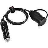 シガーソケット 延長コード 最大 15a/12V 180W 急速充電 12V/24V車対応 延長ケーブル 車載充電器 ソケット 1.8m