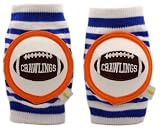 Crawlings Unisex Football Knee Pads One Size Cobalt Blue by Crawlings [並行輸入品]