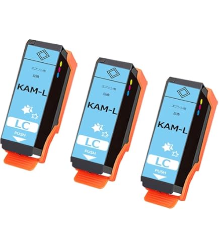 Amazon.co.jp: エプソン用 KAM KAM-6CL-L(2BK/2C/2M/2Y/2LC/2LM