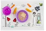 NEW Disposable Placemats - For Babies & Toddlers & BPA-Free 60 count (3 bags of 20) Placemats by Blu