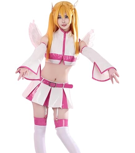 Amazon.co.jp: 2.5次元の誘惑 天乃リリサ リリエル☆ コスプレ衣装 +翼