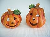 S114　陶器　ハロウィン　オーナメント　2個セット