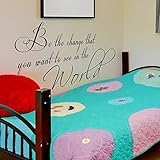 Inspirational Wall Quote Art Decal Vinyl Sticker Children Room Decor (22x10" White) by WallPlaza [並行