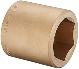 Ampco Safety Tools SS-3/4D1-1/2 Socket, Standard, Non-Sparking, Non-Magnetic, Corrosion Resistant, 3