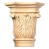 ブラウンwood-series 150 Carved Acanthus半分capital-hard Maple ( Set of 2 ) 01341571hm2