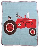 Green 3 Throw Blanket, Tractor by Green2 [並行輸入品]