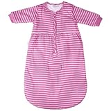 JoJo Maman Bebe Baby Travel Sleeping Bag, Fuchsia Pink Stripe, 0-6 Months by JoJo Maman B?b?