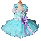 jenniferwu幼児幼児新生児Little Girl 'sミスコンテストパーティー誕生日ドレスcgg099サイズ2t
