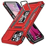 iPhone 11 Pro Max 用 ケース リング付き スライド式カメラプロテクター付き PC 米軍MIL規格取得 耐衝撃 スタンド機能