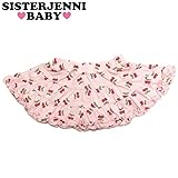(ジェニィベビー)JENNI BABY ソフト天竺 ハートチェリー柄 スカート 80 ピンク(070)
