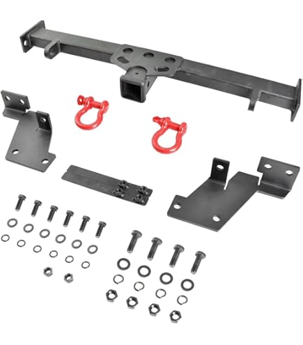 Amazon | GI☆GEAR 2インチ角 ヒッチメンバー ヒッチカバー付き 牽引