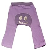 GOJO mibu2 パンツニコマークモンキーワッフル 80cm パープル