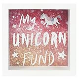Something Different Wholesale Unicorn Fund Frame Money Box, White