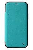 iFace Cardina iPhone iPhone 12/12 Pro ケース 手帳型 (ターコイズ) 【手帳 スマホケース 手帳型 シンプル iPhone12 iPhone 12Pro】