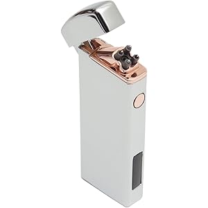 GoodsLand 【5color】 プラズマライター 軽量 コンパクト USB充電式 ダブルアーク 放電 クロス ター…