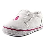 Ralph Lauren Layette Balmont Slip On ベビー 米国 2 ホワイト スニーカー [並行輸入品]