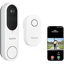 Amazon.co.jp: Reolink ビデオドアベル 2K WiFi スマホ連動 ビデオ通話