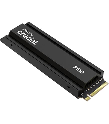 Amazon | Crucial P510 1TB Gen5 NVMe SSD ヒートシンク付き 最大