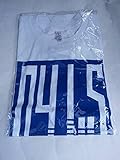 04 Limited Sazabys 復刻版 バーコードTシャツ M 白×青
