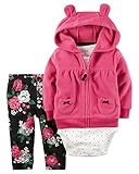 カーターズ Carter's ジャケット ＆ ワンピース ＆ パンツ 3点セット & ベビー・デポ モスリン ウォッシュクロス 3-Piece Little Jacket Set 24M (83-86