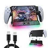 PS Portal 用充電スタンド【新登場-AriKroii】 PS5 Portal リモートプレーヤー 用 充電器 Portal コントローラー 充電スタンド 充電ドック 急速充電ドック Type-C式 充電ステーション 収納便利 過充電保護 取付簡単 省スペース (黒い色)