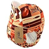 iZiv新生児1厚いおむつ付きオーガニック幼児防水/調整/再利用可能/洗えるポケット布おむつのフィット赤ちゃん0.5-3歳（都市）