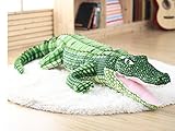 テレオンレイ ぬいぐるみ 特大 ワニ ぬいぐるみ 大きい鰐抱き枕 リアル動物ぬいぐるみ (100cm)