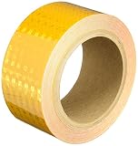 エスコ ハイレベル反射テープ 黄 50mm×9.1m EA983G-45