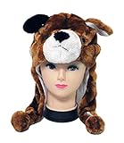 amaletPlay 着ぐるみ 帽子 動物 シリーズ 犬 ブラウン