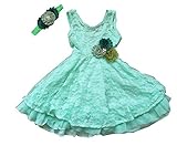 LMC DRESS ベビー・ガールズ カラー: グリーン