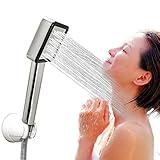 Joyoldelf シャワーヘッド 節水 水圧アップ スクエア 一日の疲れを取る 快適 マッサージ 国際汎用G1/2