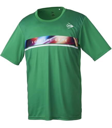 dunlopテニス、バドミントンTシャツ L グリーン 楽天市場】グリーン（Tシャツ｜メンズウェア）：テニス<スポーツ
