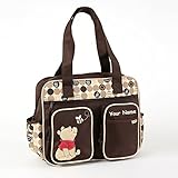 Disney Winnie the Pooh BabyダッフルDiaper Bag with Flap – 17インチ ブラック