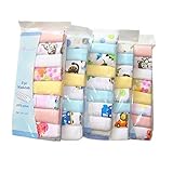CuteOn Cotton Soft Baby Washcloths Baby Towels, 11.8 x 11.8 01-Boy by CuteOn