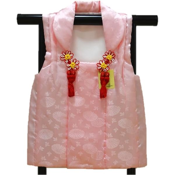 Amazon | [豊崎] 女の子 七五三 かわいい被布 ピンク 正絹 3歳用 日本