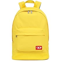 美品✨DIESEL ディーゼル　ナイロン レザー リュックサック ゴールド金具 ディーゼル/リュックサック/カーキ×ブラウン/ナイロン×レザーの