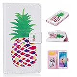 Samsung Galaxy S6 Edge ケース 手帳型ケース, UNEXTATI 高品質PUレザー 財布型ケース 保護カバー カード収納 スタンド機能 マグネット開閉式 Samsung Gala