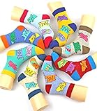 (リアルスタイル)Real Style ベビー 幼児用 キッズ 子供 靴下 ソックス アニマル 動物 キャラクター クマ 熊 ジュニア 12足 セット クルー丈 カラフル 女の子 男の子