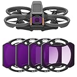 DJI Avata 2ドローン 対応 フィルターレンズフィルターキット防水 白飛び防止 紫外線ブロック (ND8+ND16+ND32+ND64)