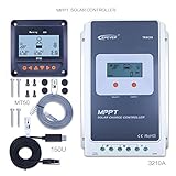 トレーサ3210 30 MPPT充電コントローラ、Y-Solar 12 / 24V 390w〜780w入力パワー（3210A + TSR） (3210A+RTS)