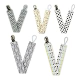 Lovelybaby 可愛いベビーおしゃぶりホルダー　クリップ　 落下防止 紛失防止　５枚組