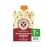 有機ニホンカボチャ、タマネギとキノア＆ビーツ＆セージ130グラム (Babease) (x 6) - Babease Organic Butternut Squash, Quinoa & Beetro