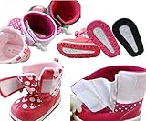 (ディズニー)Disney DS7193 ベビーブーツ (15cm, レッド)