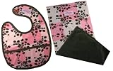 2 Red Hens Cotton Candy Bib and Burp Set by 2 Red Hens