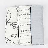 (エイデンアンドアネイ) aden+anais おくるみ スワドル aden+anis bamboo swaddle 3-pack ムーンライト [並行輸入品]